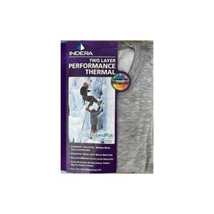 Indera Two Layer Performance Thermal Shirt-Size Large-New in Package